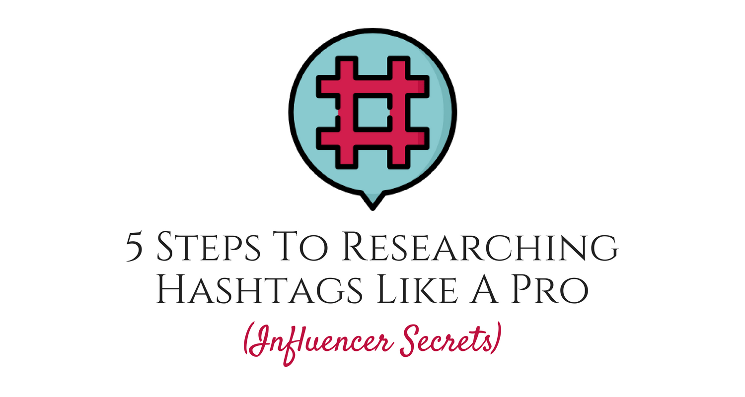 Influencer Secrets Grow Your Instagram Challenge social media course feature image hashtag research blog